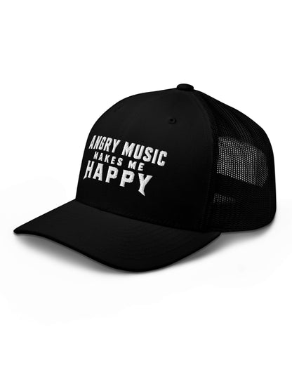 Angry Music Makes Me Happy Trucker Hat