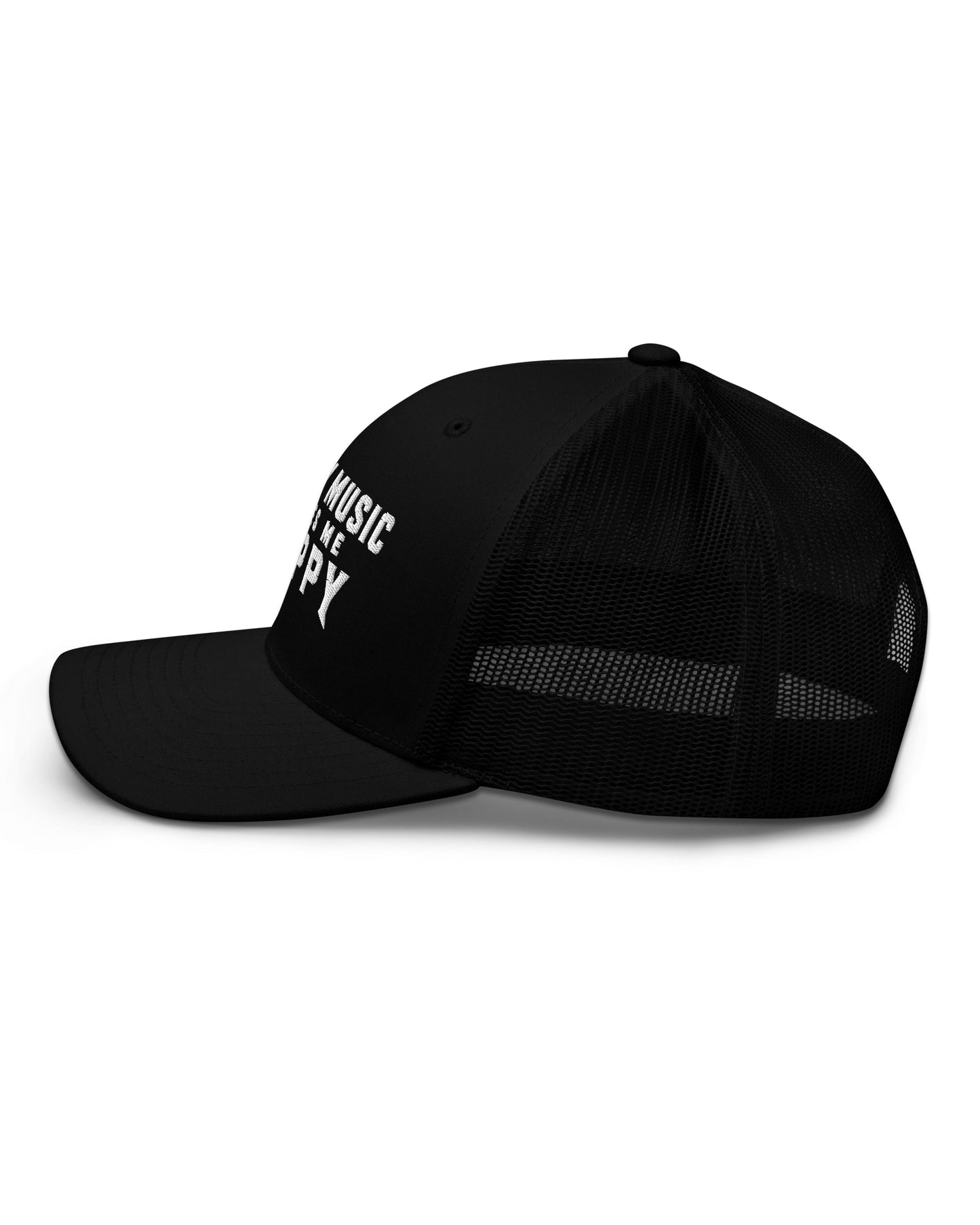 Angry Music Makes Me Happy Trucker Hat