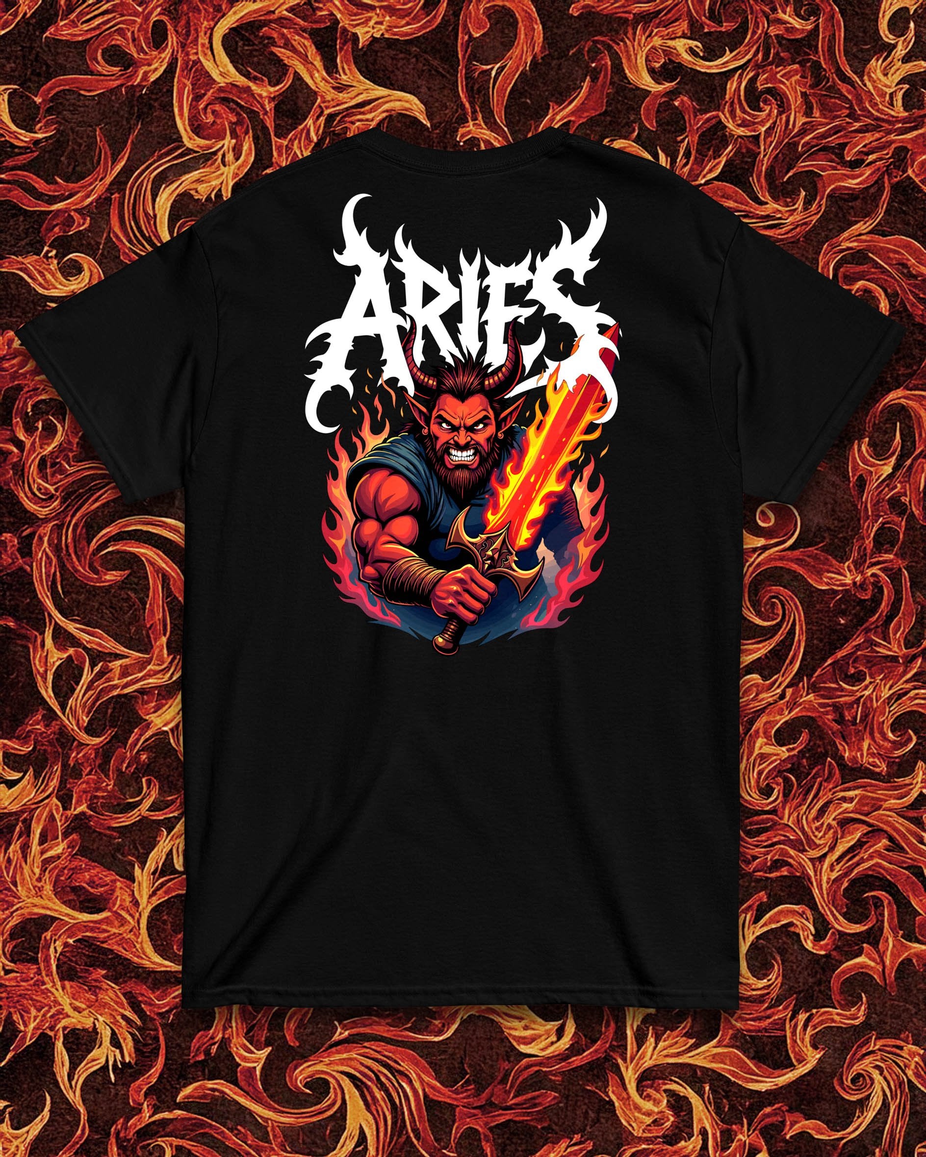 ARIES Embroidered T-Shirt