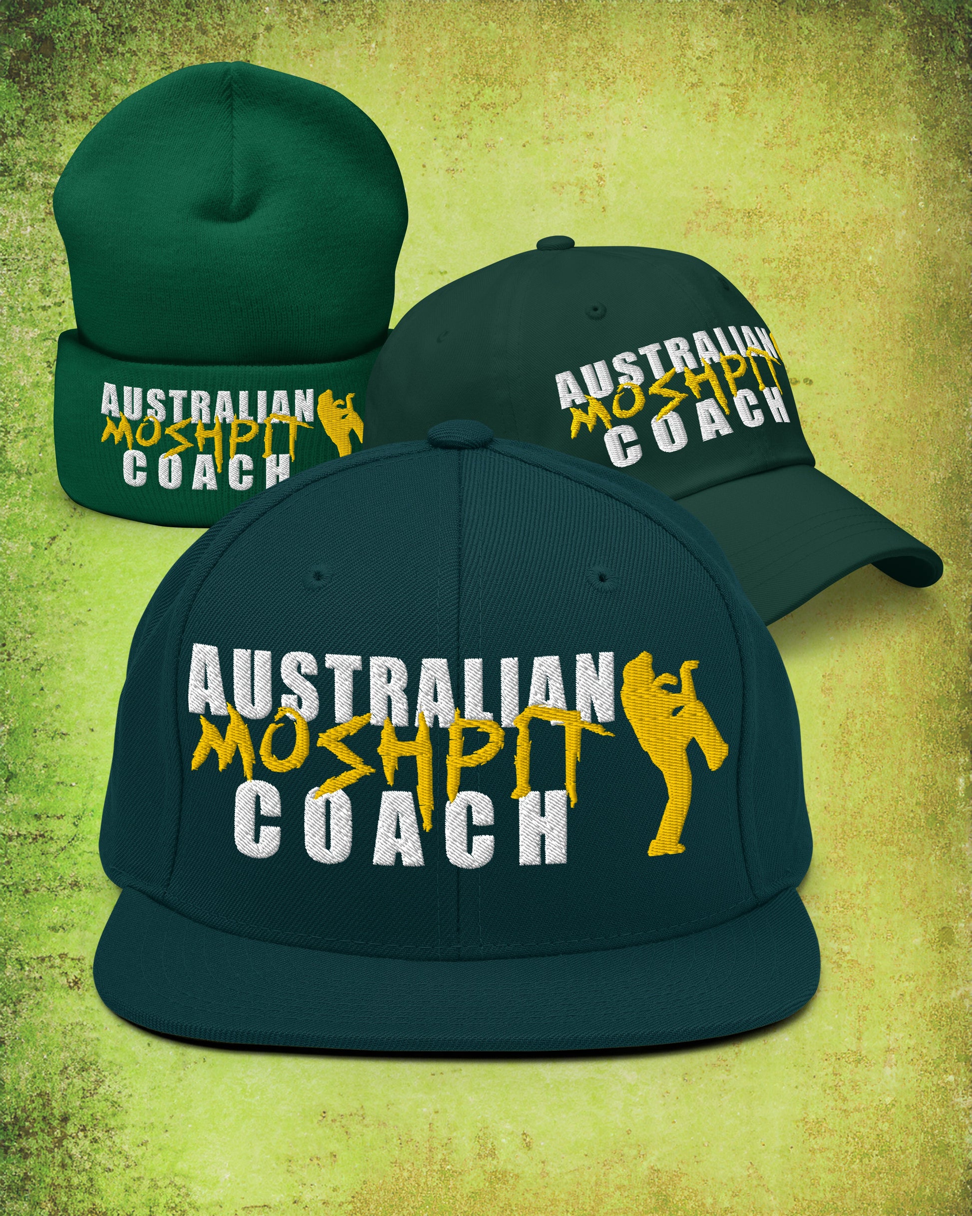 Australian Mosh Pit Coach Hat Collection🦘