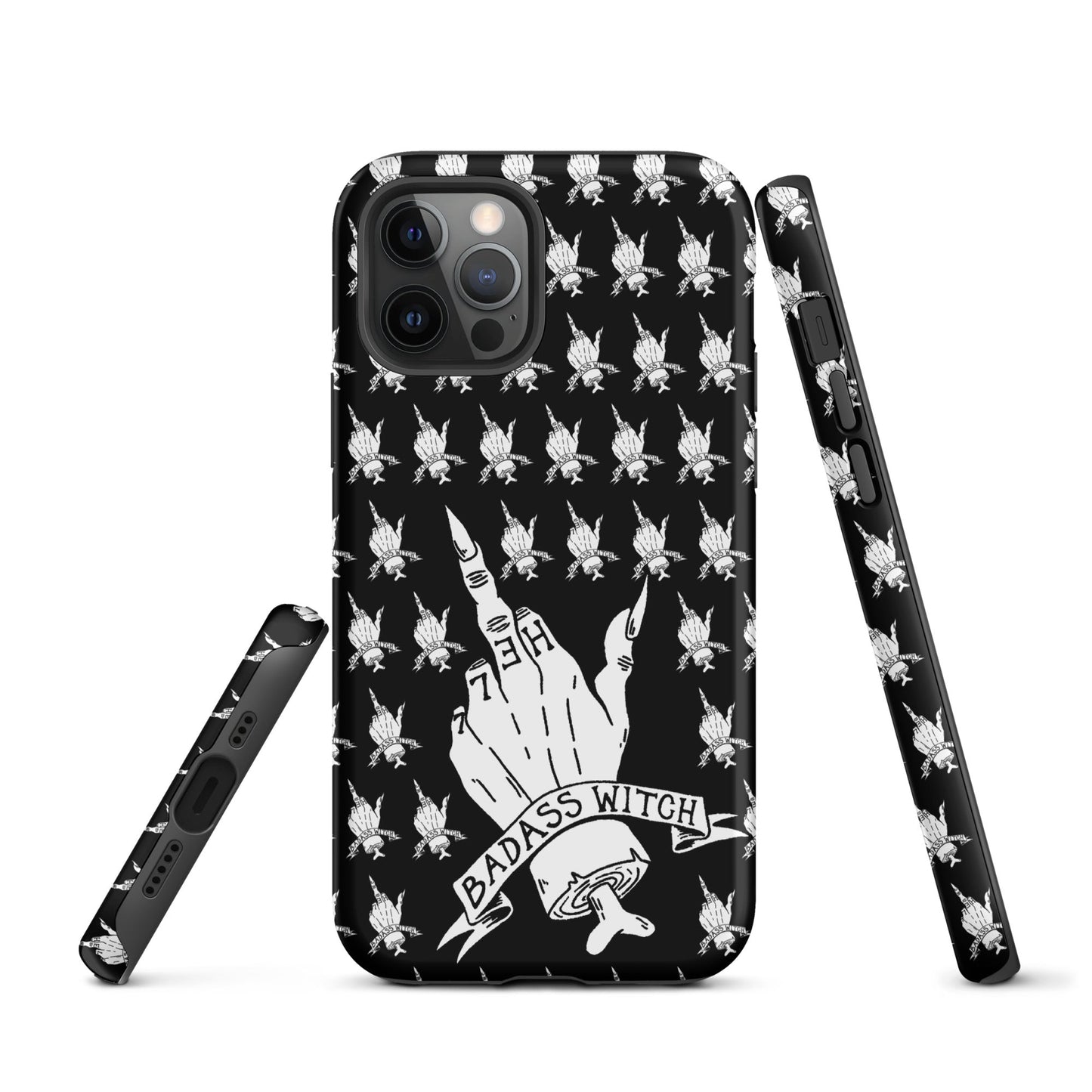 Badass Witch – Middle Finger Gothic Witch iPhone Case