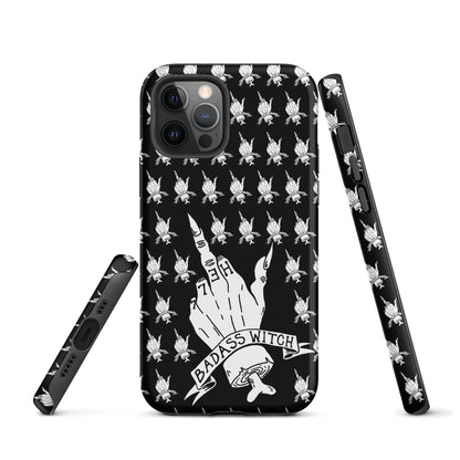 Badass Witch – Middle Finger Gothic Witch iPhone Case