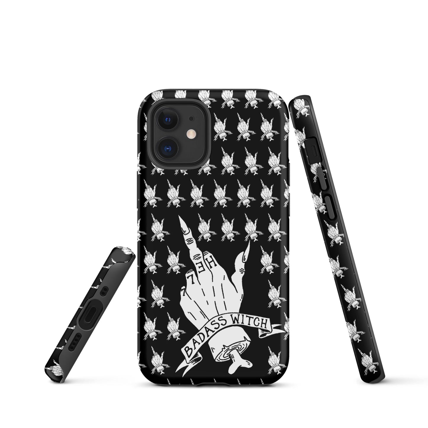 Badass Witch – Middle Finger Gothic Witch iPhone Case