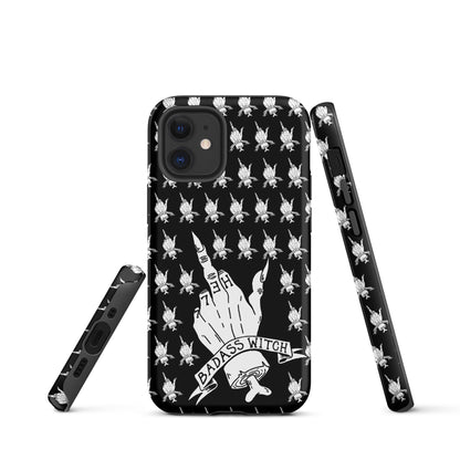 Badass Witch – Middle Finger Gothic Witch iPhone Case