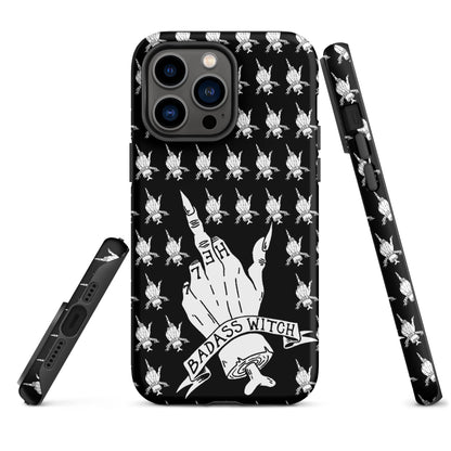 Badass Witch – Middle Finger Gothic Witch iPhone Case