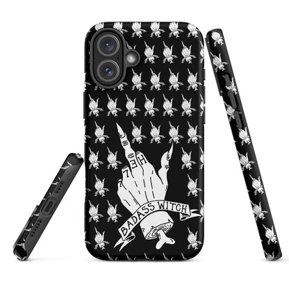 Badass Witch – Middle Finger Gothic Witch iPhone Case