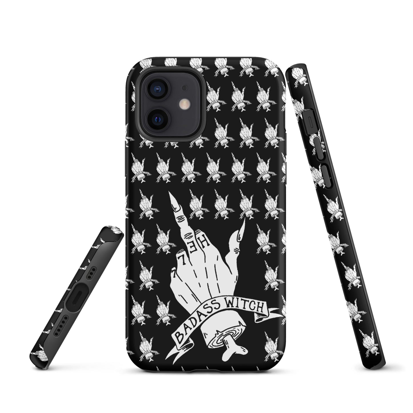 Badass Witch – Middle Finger Gothic Witch iPhone Case