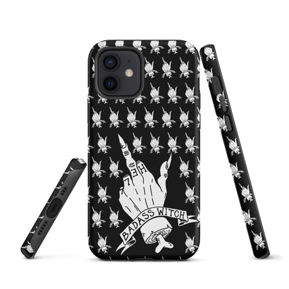 Badass Witch – Middle Finger Gothic Witch iPhone Case