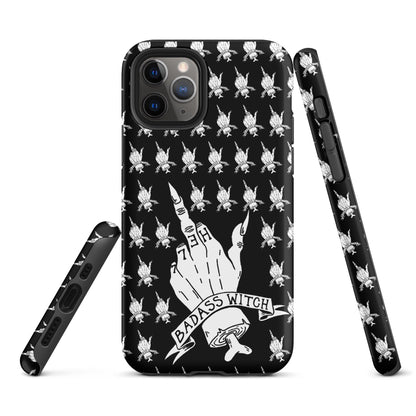 Badass Witch – Middle Finger Gothic Witch iPhone Case