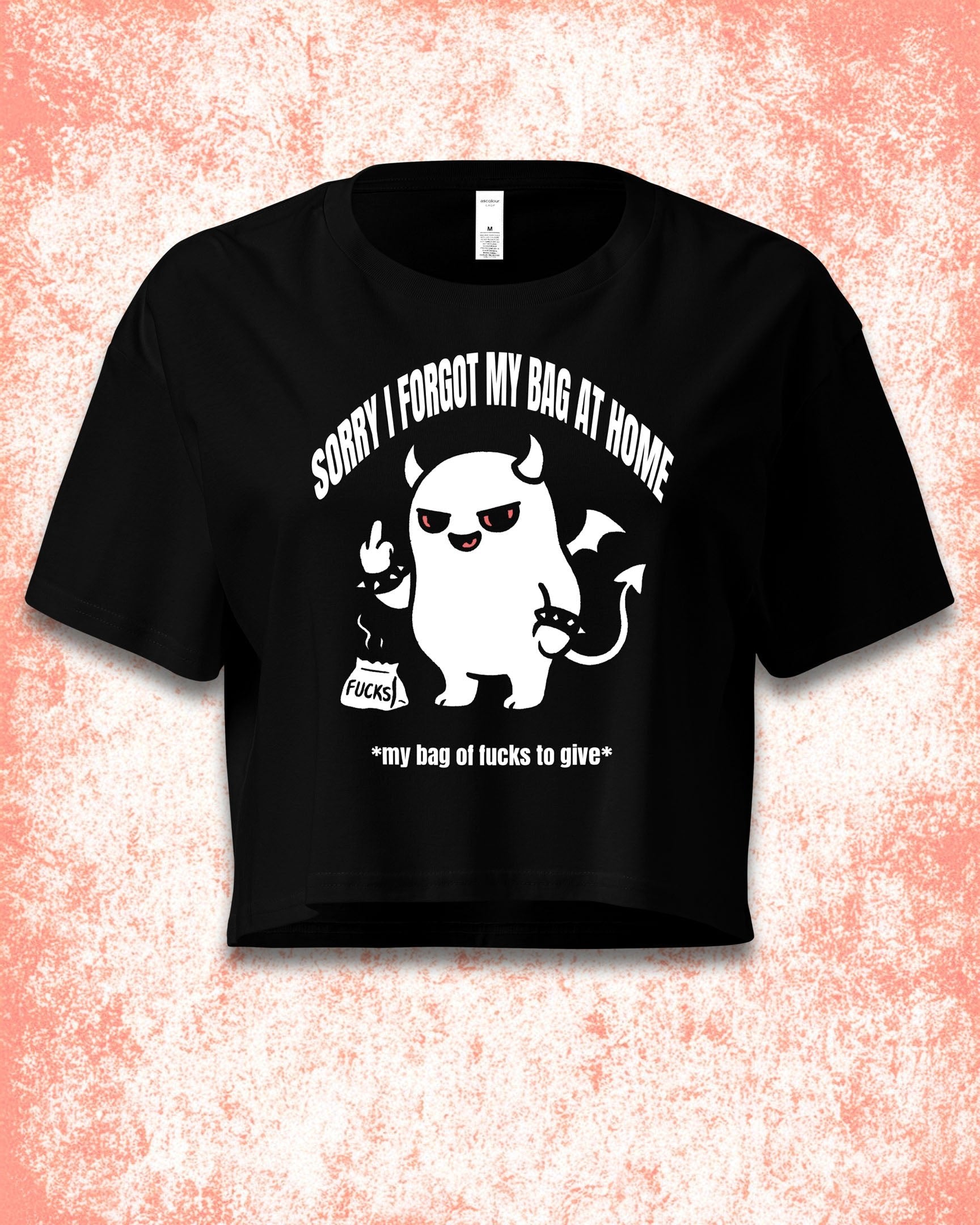 Bag of F's Demon Crop Top