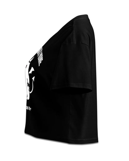 Bag of F's Demon Crop Top