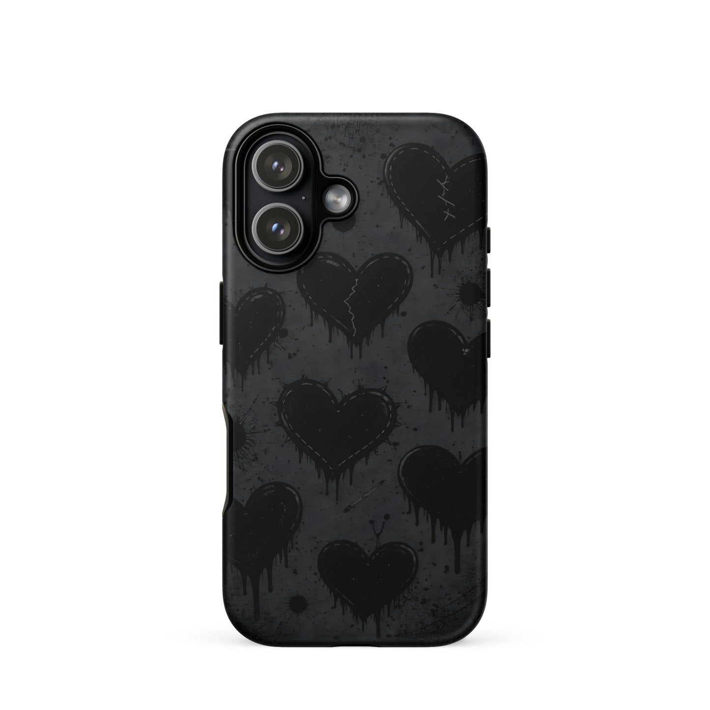 BLACKHEART STATIC iPhone Tough Case