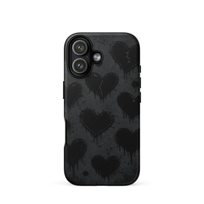 BLACKHEART STATIC iPhone Tough Case