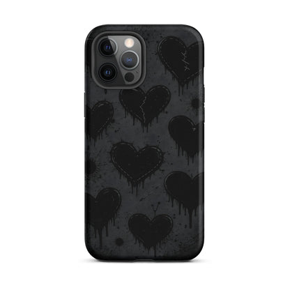 BLACKHEART STATIC iPhone Tough Case