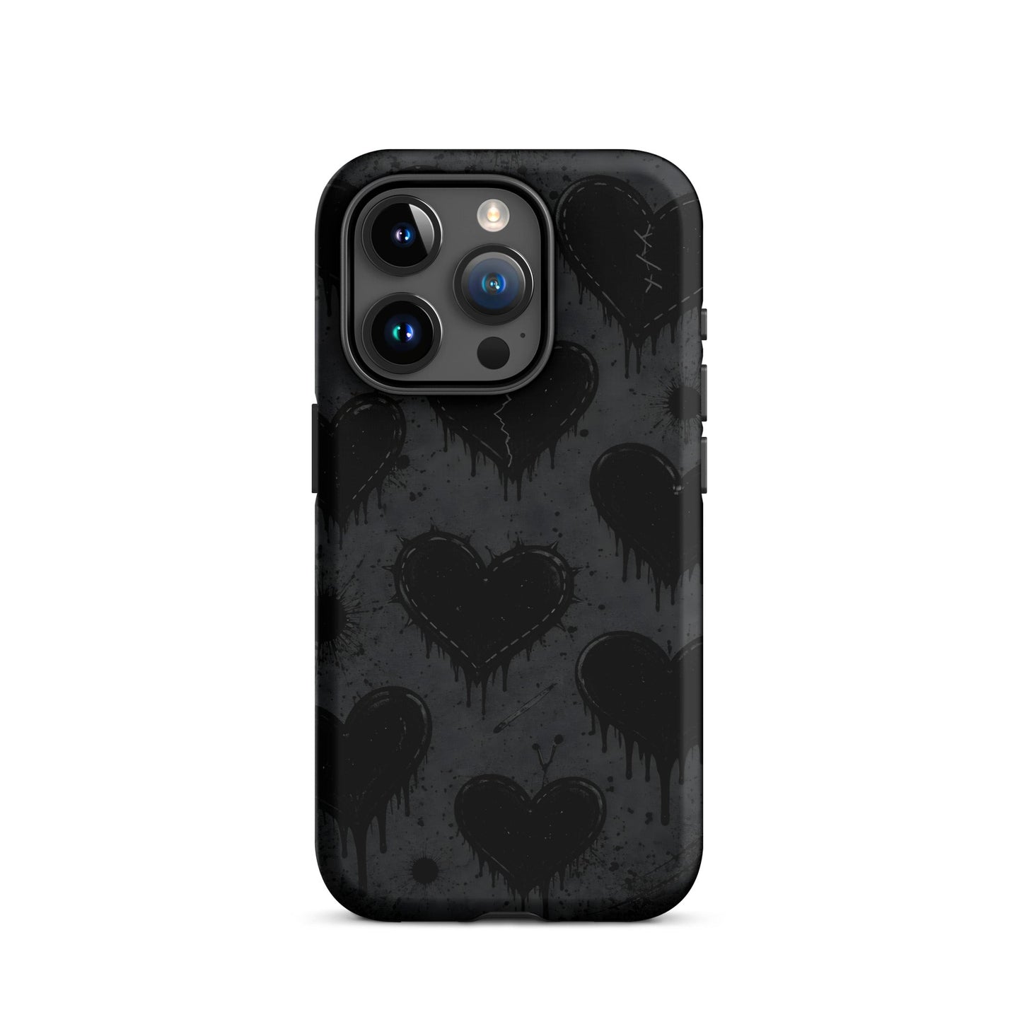 BLACKHEART STATIC iPhone Tough Case