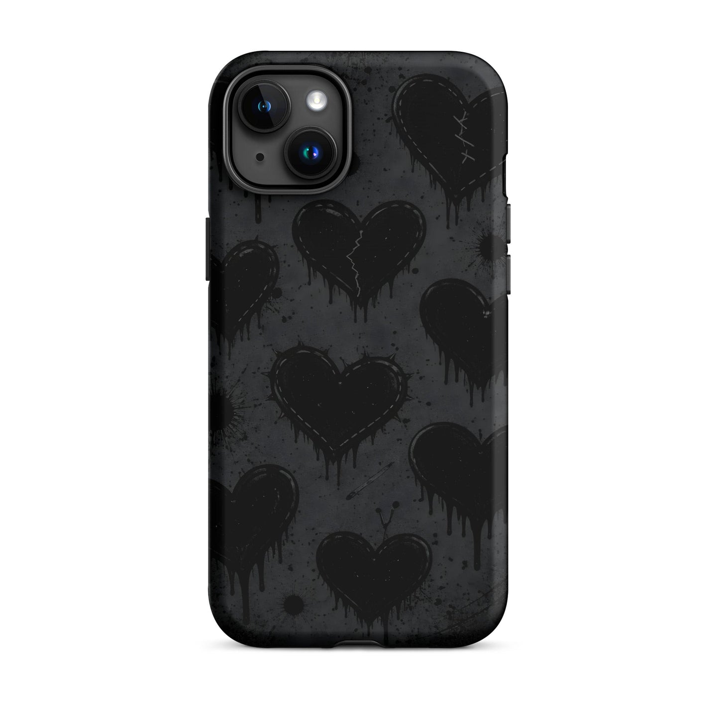 BLACKHEART STATIC iPhone Tough Case