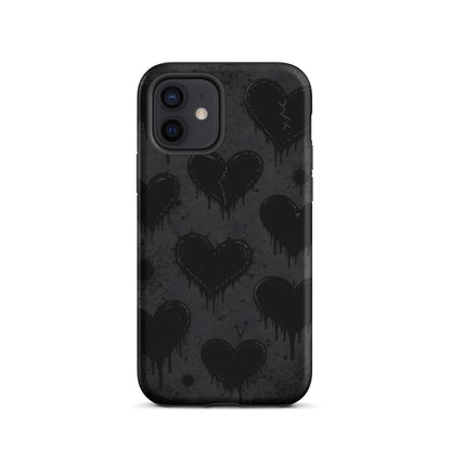 BLACKHEART STATIC iPhone Tough Case