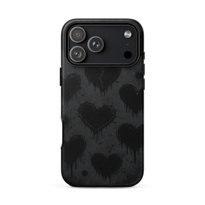 BLACKHEART STATIC iPhone Tough Case