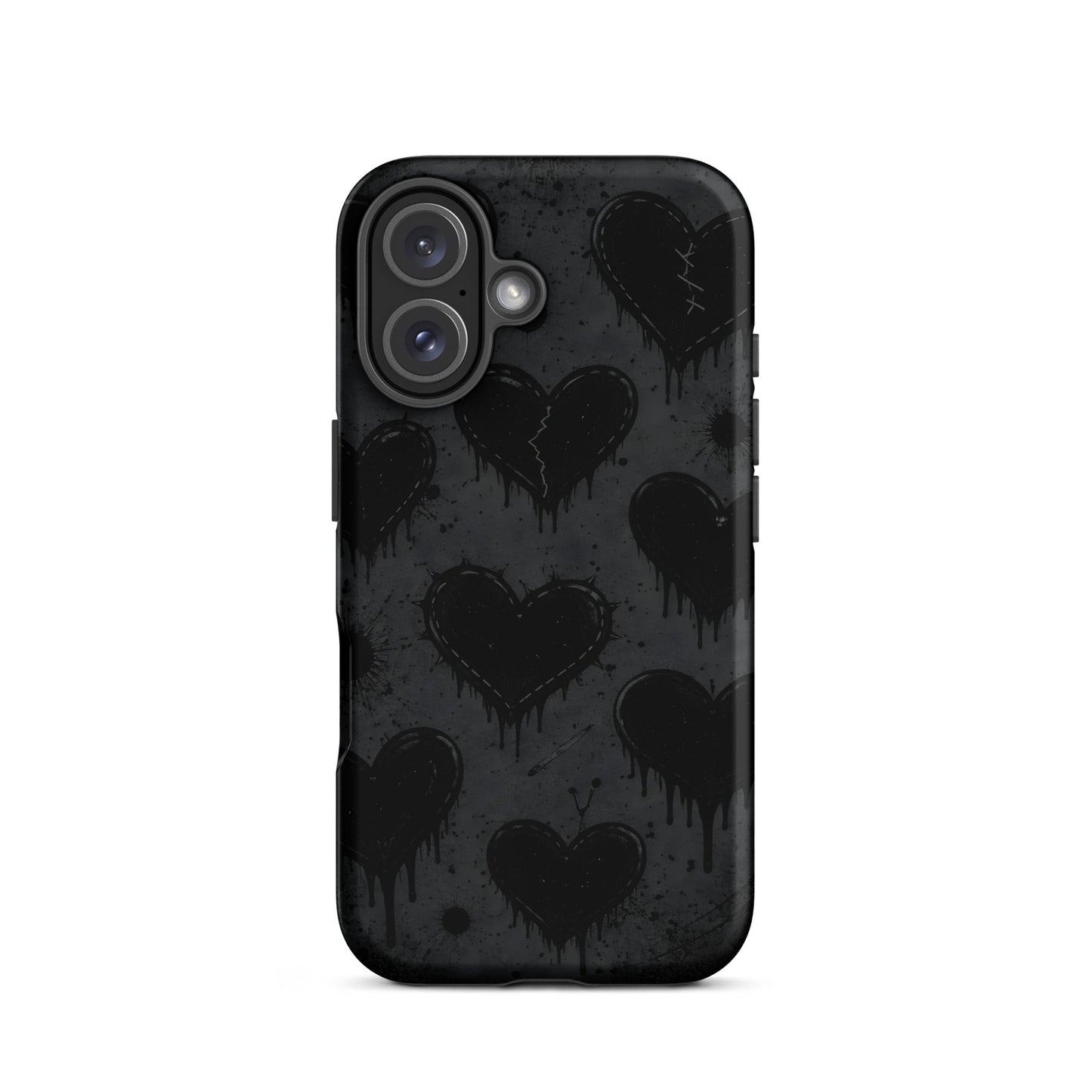 BLACKHEART STATIC iPhone Tough Case