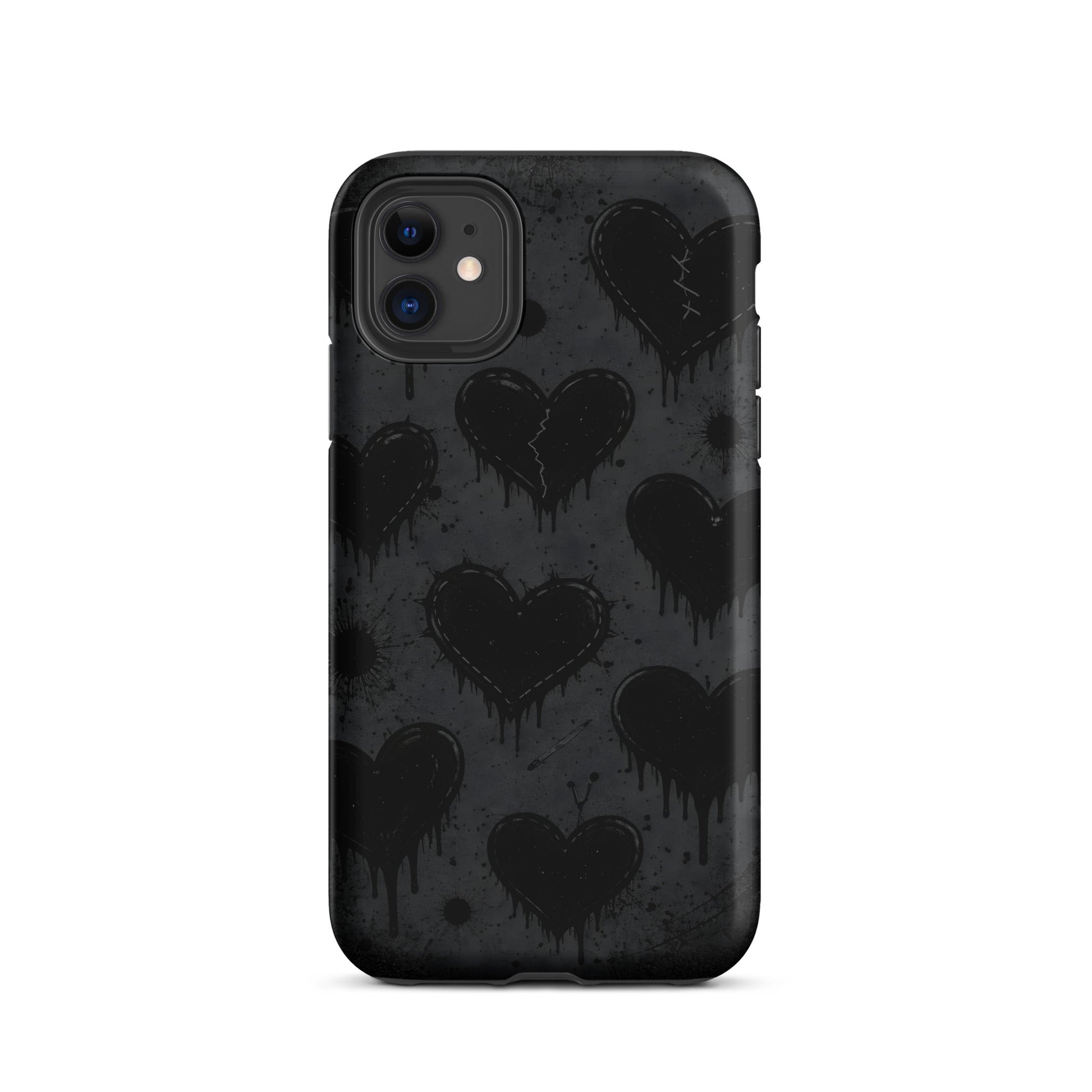 BLACKHEART STATIC iPhone Tough Case