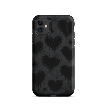 BLACKHEART STATIC iPhone Tough Case