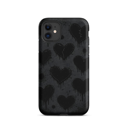 BLACKHEART STATIC iPhone Tough Case