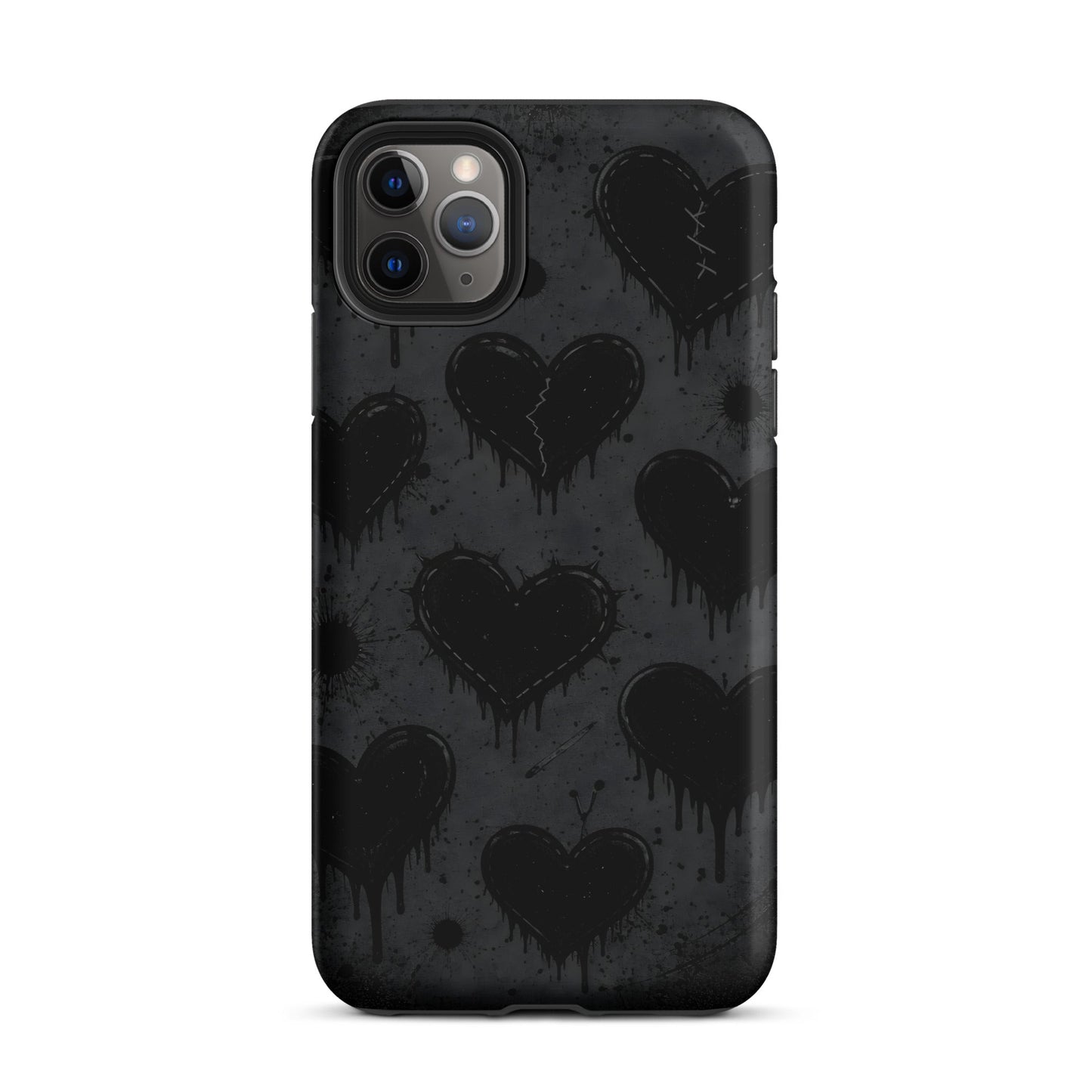 BLACKHEART STATIC iPhone Tough Case