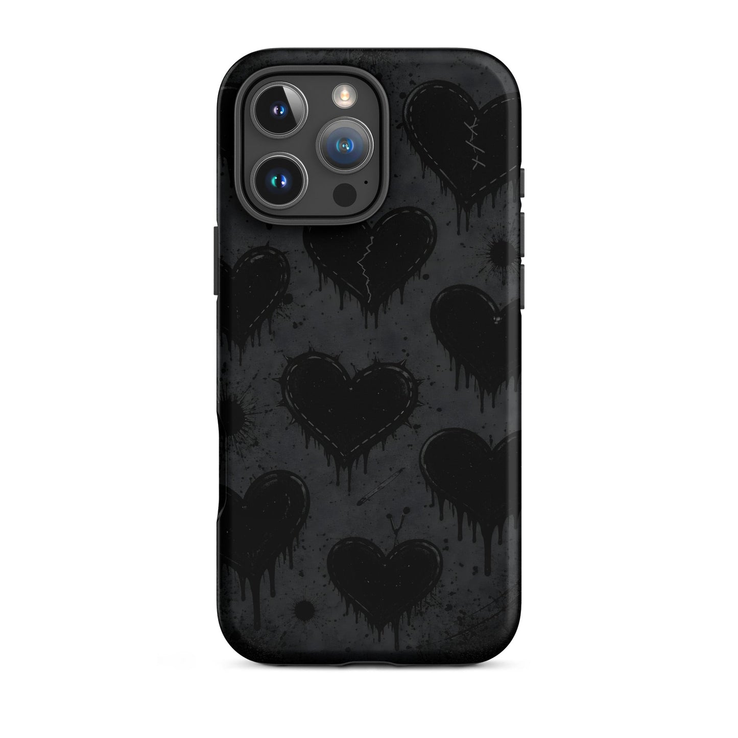 BLACKHEART STATIC iPhone Tough Case
