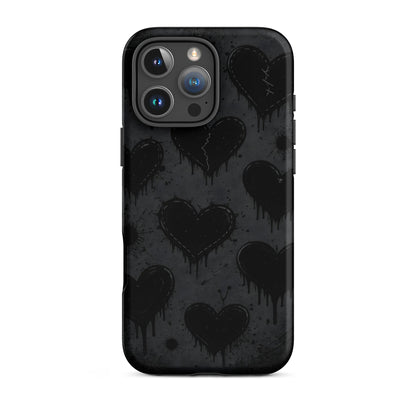BLACKHEART STATIC iPhone Tough Case