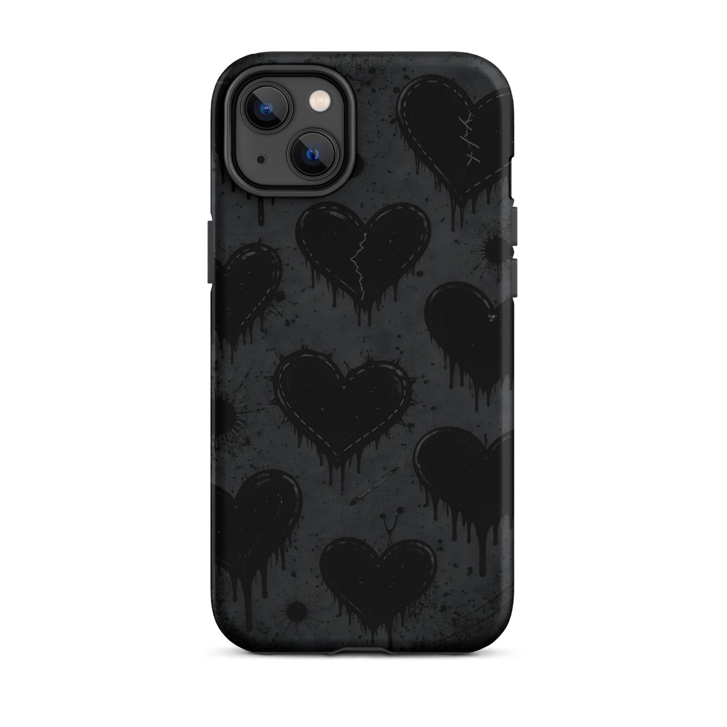 BLACKHEART STATIC iPhone Tough Case