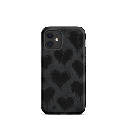 BLACKHEART STATIC iPhone Tough Case