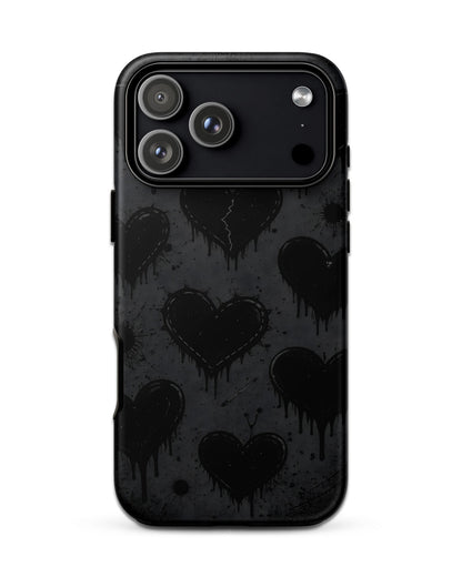 BLACKHEART STATIC iPhone Tough Case