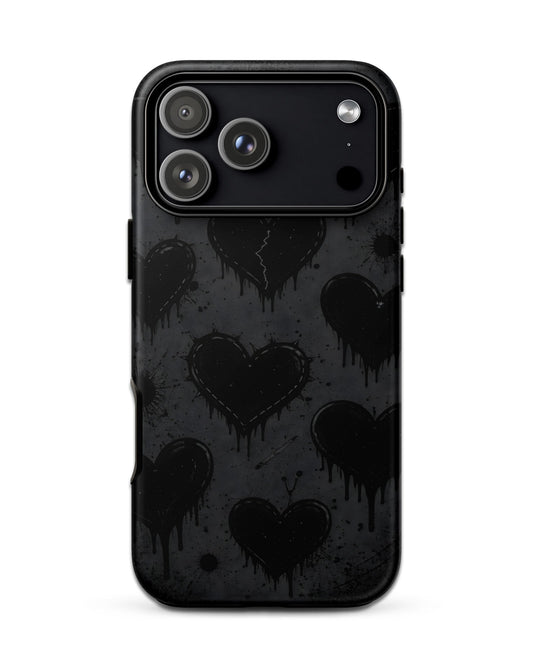BLACKHEART STATIC iPhone Tough Case
