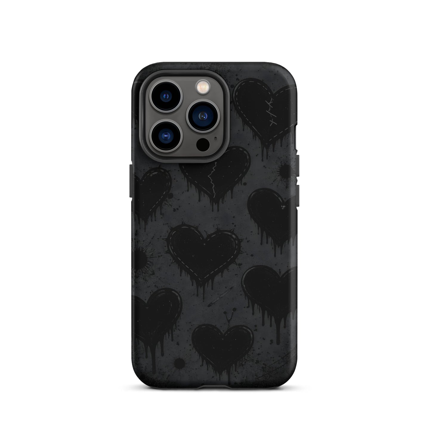 BLACKHEART STATIC iPhone Tough Case