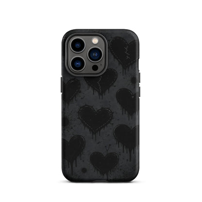 BLACKHEART STATIC iPhone Tough Case