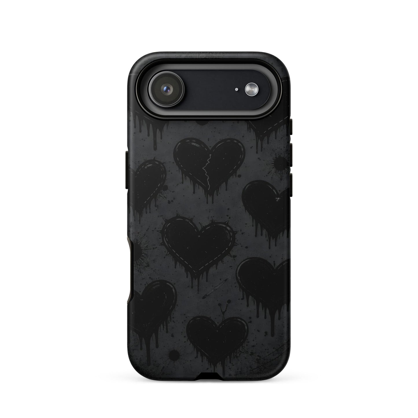 BLACKHEART STATIC iPhone Tough Case
