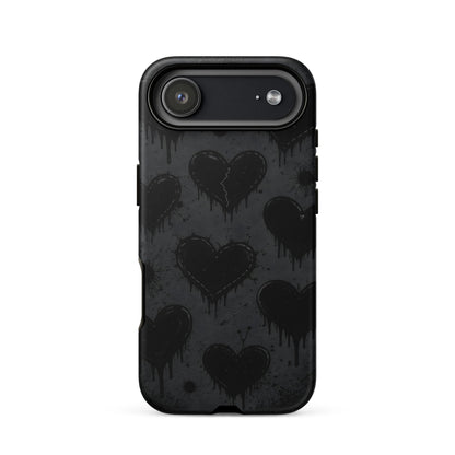 BLACKHEART STATIC iPhone Tough Case