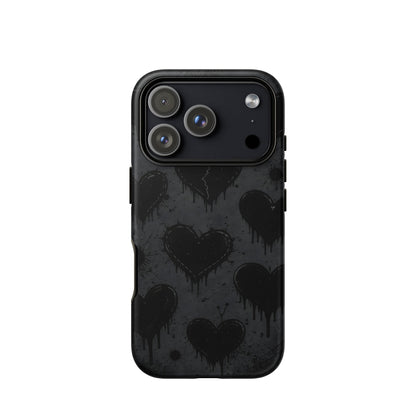 BLACKHEART STATIC iPhone Tough Case