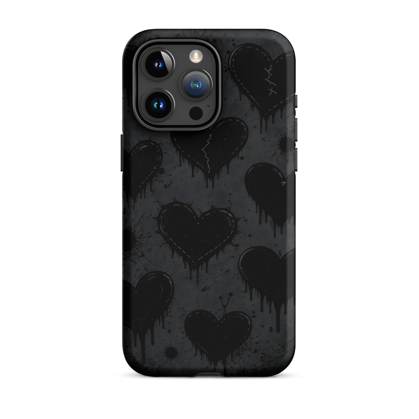 BLACKHEART STATIC iPhone Tough Case