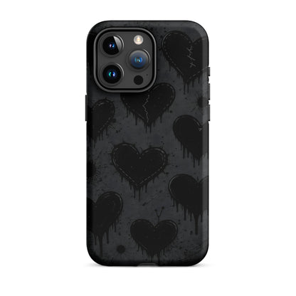 BLACKHEART STATIC iPhone Tough Case