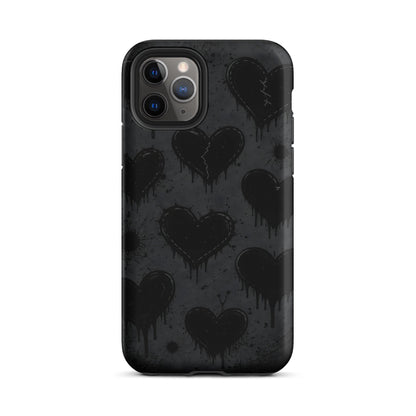 BLACKHEART STATIC iPhone Tough Case
