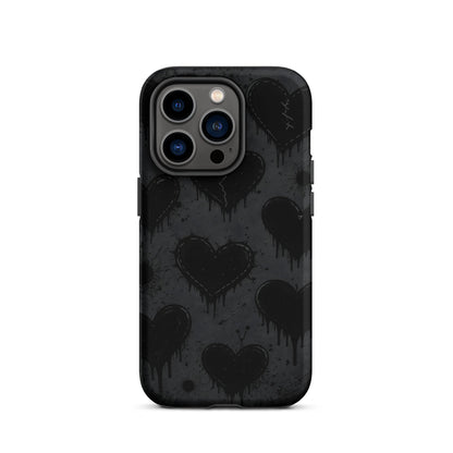 BLACKHEART STATIC iPhone Tough Case