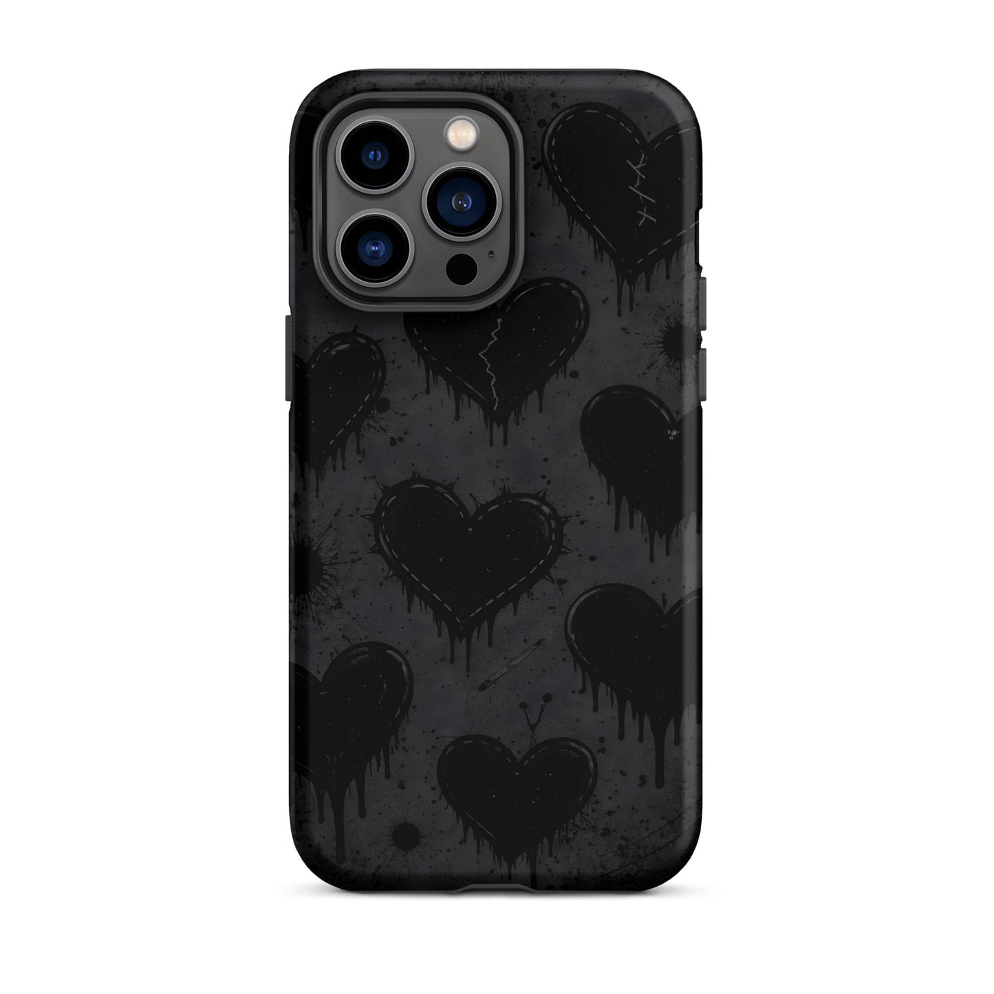 BLACKHEART STATIC iPhone Tough Case