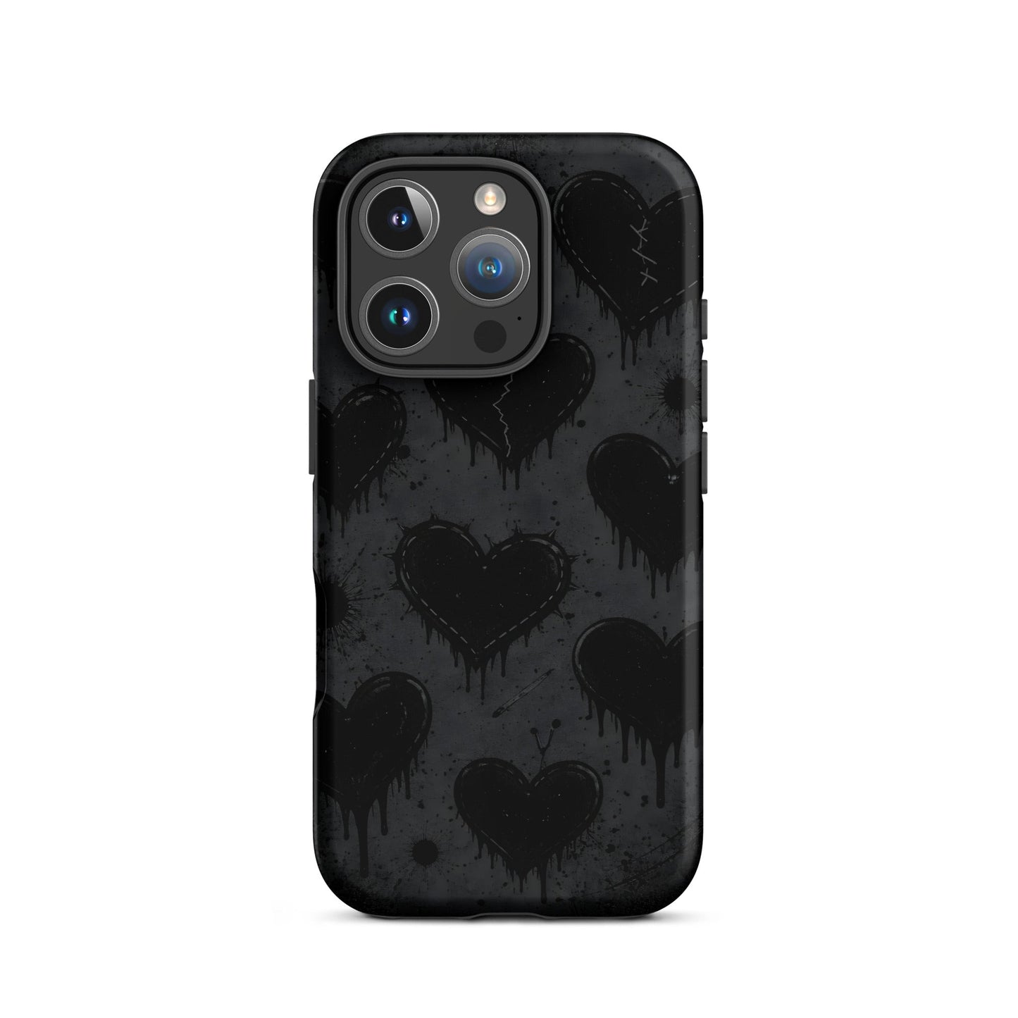 BLACKHEART STATIC iPhone Tough Case