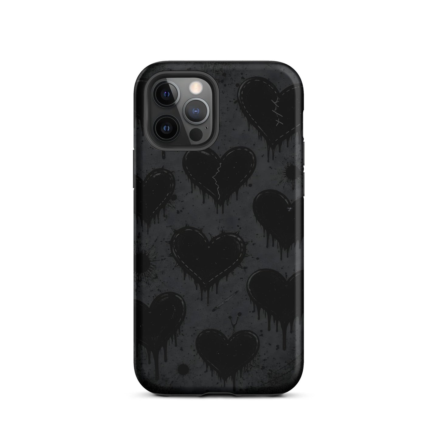 BLACKHEART STATIC iPhone Tough Case