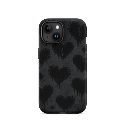 BLACKHEART STATIC iPhone Tough Case