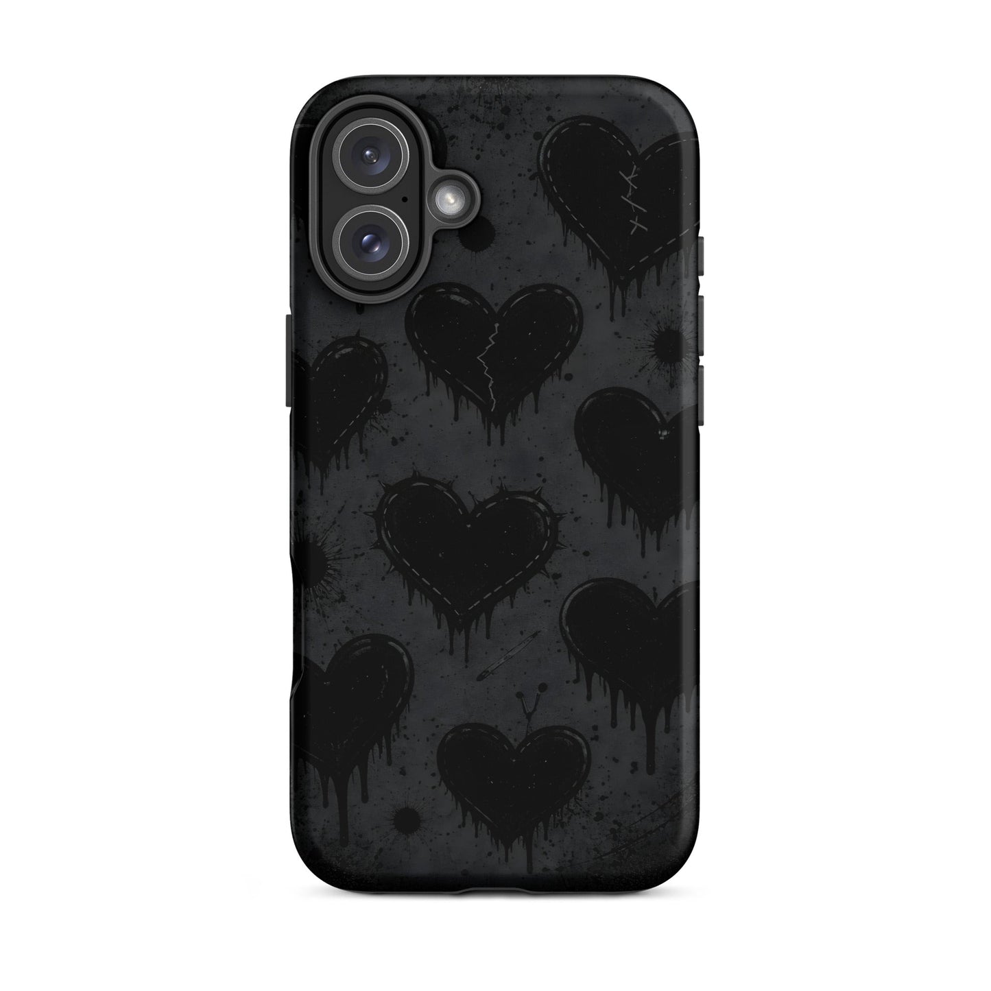 BLACKHEART STATIC iPhone Tough Case
