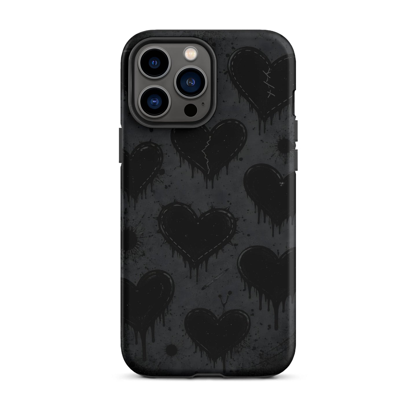 BLACKHEART STATIC iPhone Tough Case