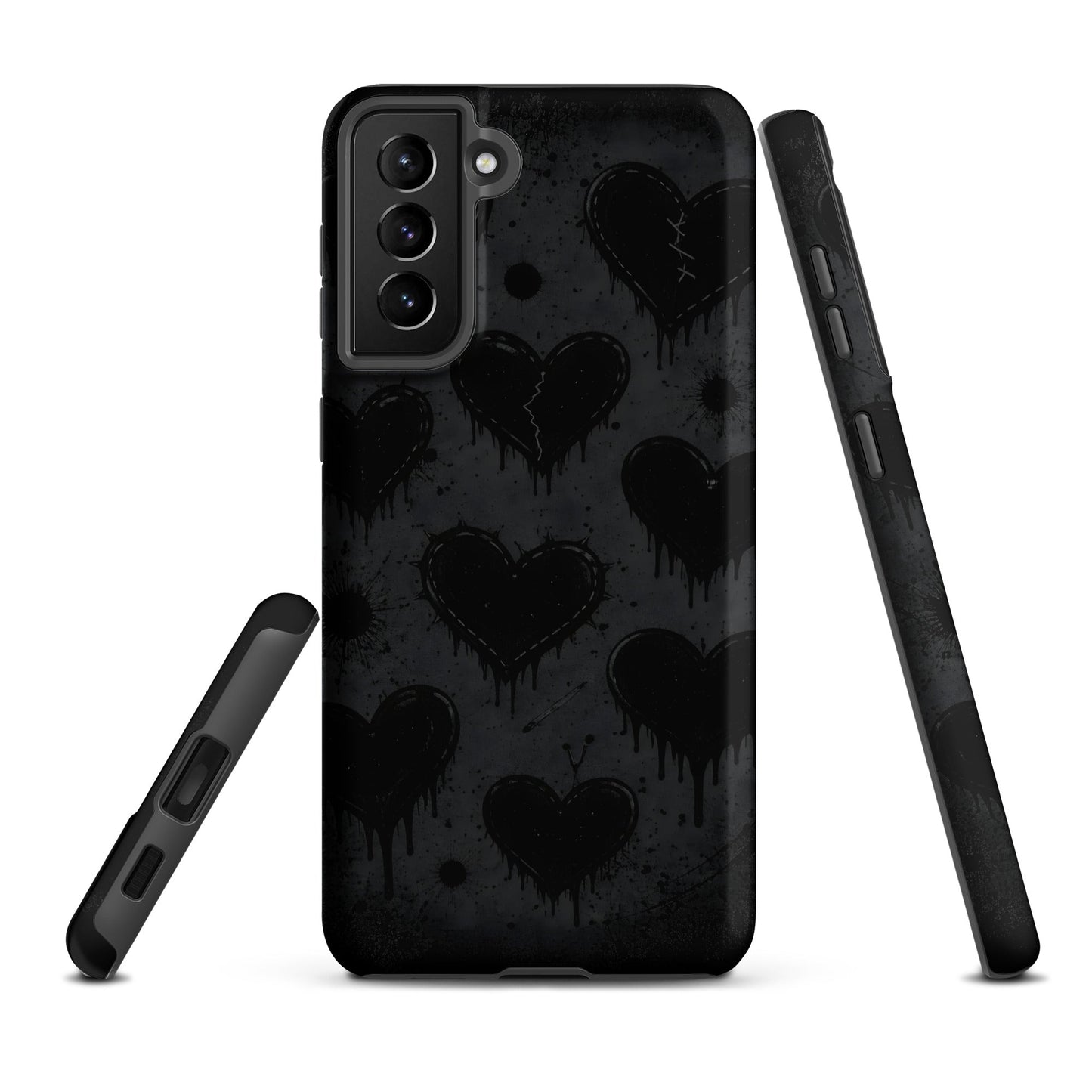 BLACKHEART STATIC Samsung Tough Case