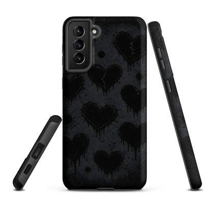 BLACKHEART STATIC Samsung Tough Case